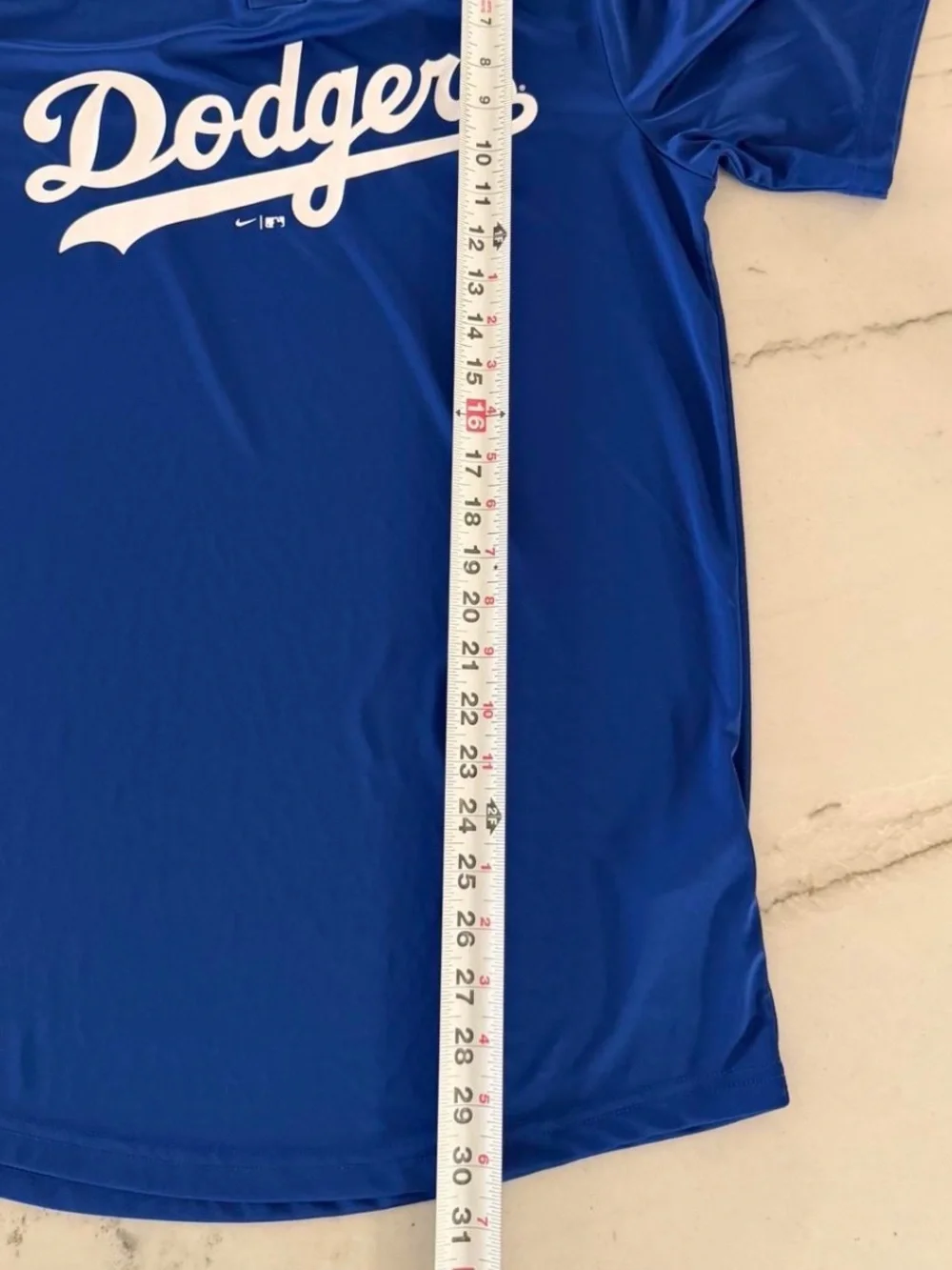 Los Angeles Dodgers Jersey Shirt Mens Small MLB Baseball Nike Blank
